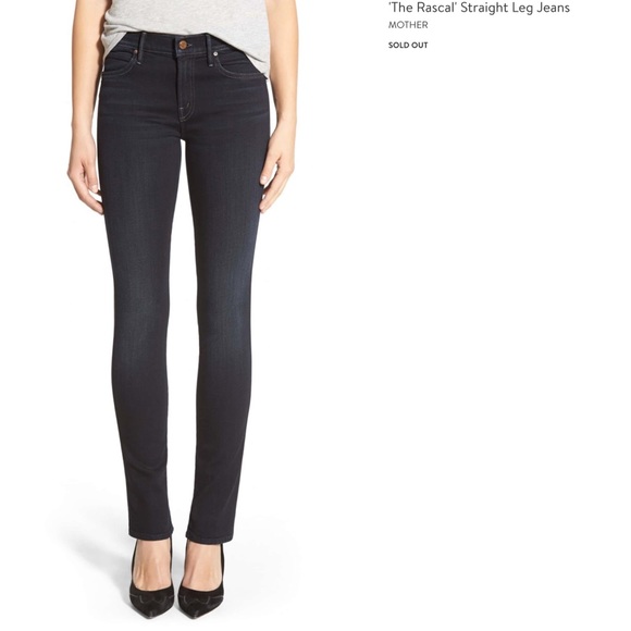 MOTHER Denim - MOTHER THE RASCAL COFFEE, TEA OR ME STRAIGHT JEANS